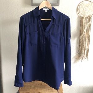 Navy blue Express Portofino shirt